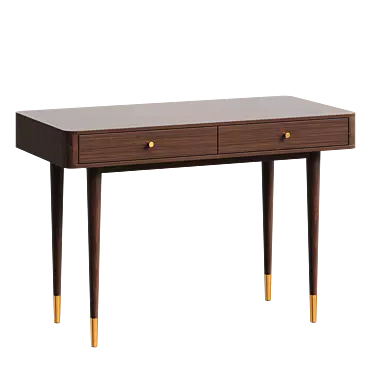 Eichholtz Mid Century Wooden Console 3D model image 1 