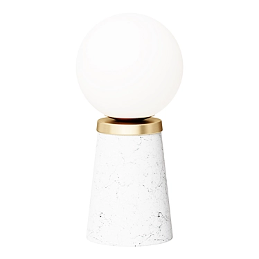 Otto Marble Table Lamp 26cm 3D model image 1 