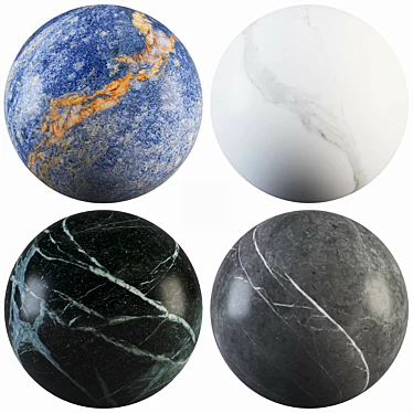 Luxury Marble Texture Collection 3D model image 1 