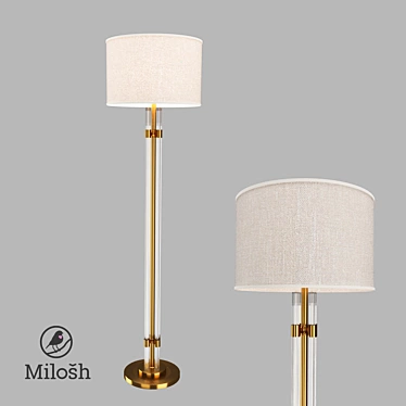 Modern Milosh Floor Lamp 3D model image 1 