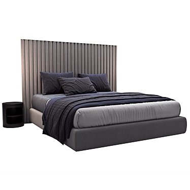 Biarritz Slim Flexform Bed 3D model image 1 