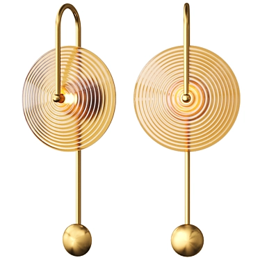 Mogens Glass Wall Sconce 3D model image 1 