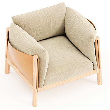 Luxury DePadova Yak Armchair 3D model image 1 