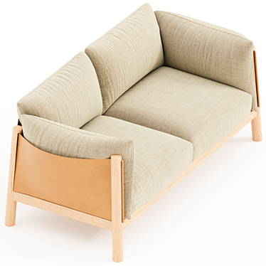 Yak DePadova 2-Seater Sofa 3D model image 1 