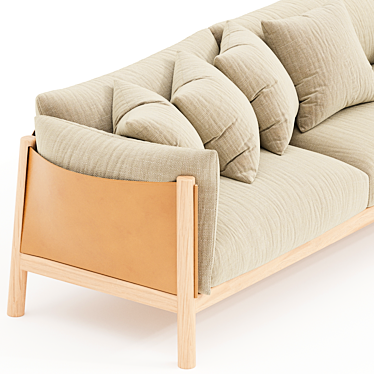 Yak Sofa DePadova Elegant 3-seater 3D model image 1 