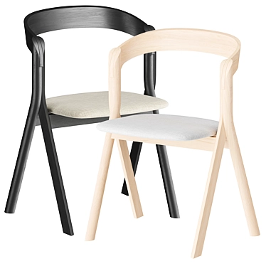 Stylish Miniforms Diverge Chair 3D model image 1 