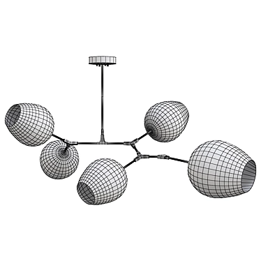 Rhome Sputnik classic chandelier 3D model image 1 