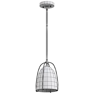 Sleek Vilia Mini Pendant Light 3D model image 1 