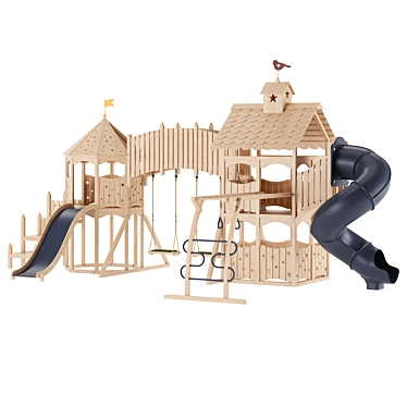 Interactive Playhouse Designs Set 3D model image 1 