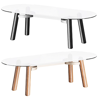 Modern Elegance: ARCO Table 3D model image 1 