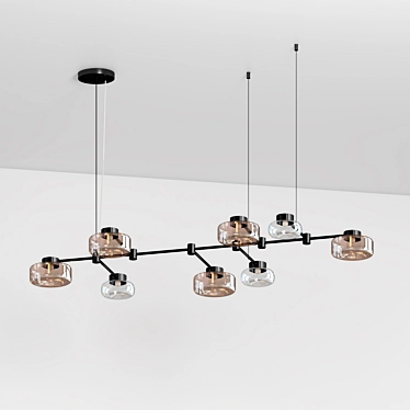 Modern Elegant Alexis P Chandelier 3D model image 1 