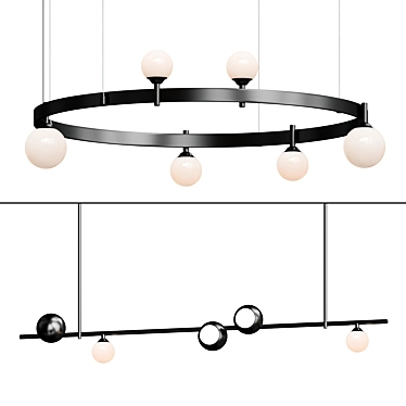 SKANDI Dino Pendant Light 3D model image 1 