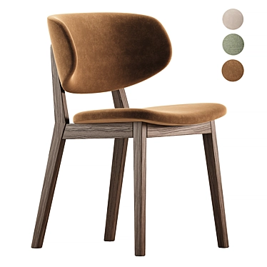 Modern Claire Chair 3D Model 3D model image 1 