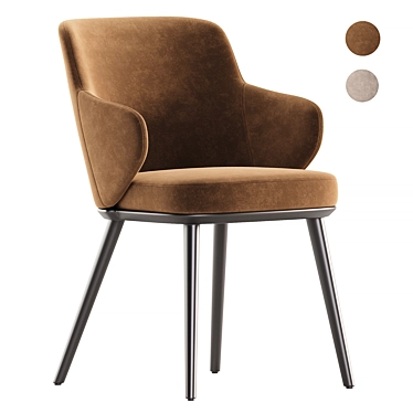 Modern Foyer Chair by Calligaris 3D model image 1 