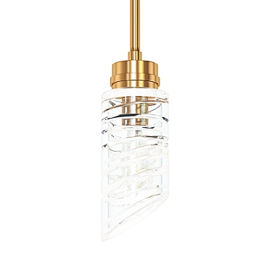  Crystal LED Pendant Light 3D model image 1 