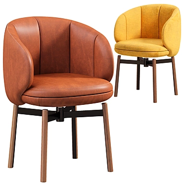 Modern Upholstered Chair Vuelta FD 3D model image 1 