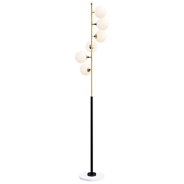 Modern Floor Lamp "Galassia 3D model image 1 