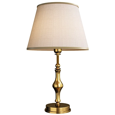 Elegant Modern Table Lamp Fixture 3D model image 1 