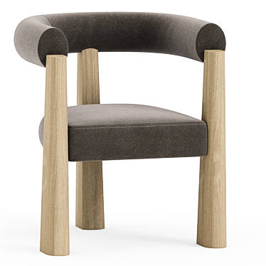 Modern Chic Cassandre Armchair Design 3D model image 1 