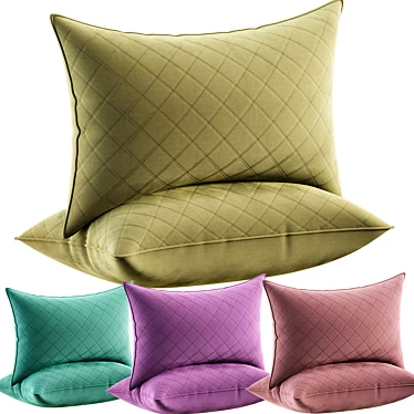 Dreamy Sleep Decor Pillows 3D model image 1 