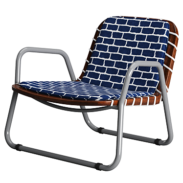 Sleek Harmony Sunset Lounge Chair 3D model image 1 