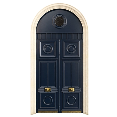 Classical Door Tempera 3D Model 3D model image 1 