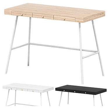 IKEA LILLASEN Study Desk 3D model image 1 