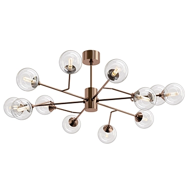 Elegant Dallas Chandelier Model 3D model image 1 