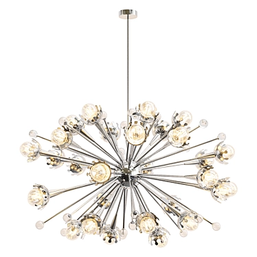 Modern Sputnik Chandelier Replica 3D model image 1 