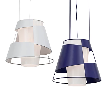 Elegant Light Fixture: Crinolina 3D model image 1 