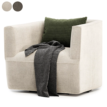 Modern Swivel Chair for Home 3D model image 1 