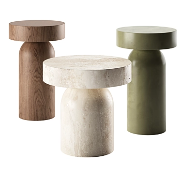 Minimalist Lema Side Tables 3D model image 1 