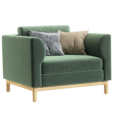 Modern Elegant Guide 82 Sofa 3D model image 1 