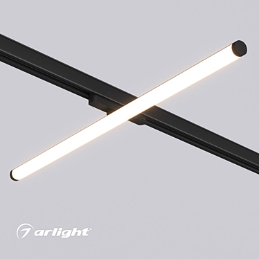 Rotating High CRI Track Light 3D model image 1 