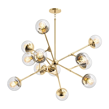 Elegance Embodied: Celeste Chandelier 3D model image 1 