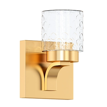 Contemporary LED Wall Sconce 3D model image 1 