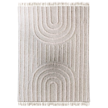  Modern Hilo Tufted Rug | Geometric Design 3D model image 1 