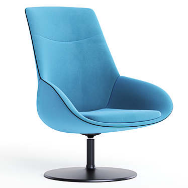 Modern Fabric Armchair Noom 20 3D model image 1 