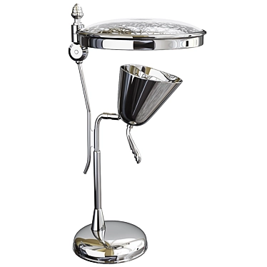 Reflect Silver Table Lamp 3D model image 1 