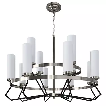 Elegant Lightstar Flume Pendant Chandelier 3D model image 1 