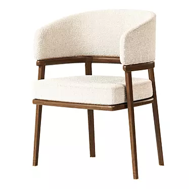 Modern Model Mark Dining Chair 3D model image 1 