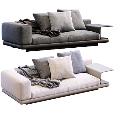 Elegant Minotti Connery Sofa 3D 3D model image 1 