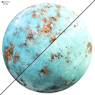 Rusty Metal PBR Texture Collection 3D model image 1 