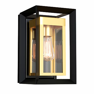 Outdoor Wall Lantern in Corona 3D model image 1 