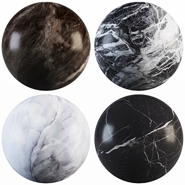 Marble Texture Collection Pack 3D model image 1 