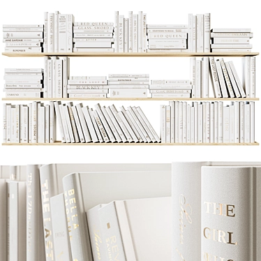 Deluxe Book Collection Set 3D model image 1 