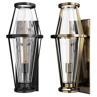 Modern Prospect Up Light Fixture 3D model image 1 