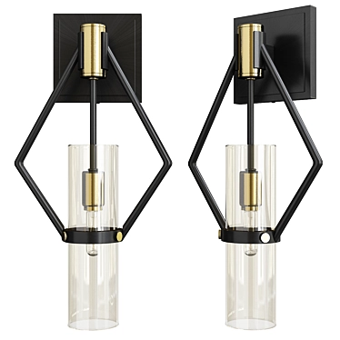 Modern Raef Wall Sconce Fixture 3D model image 1 