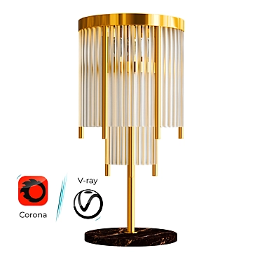 Pharo Table Lamp 3D Model 3D model image 1 