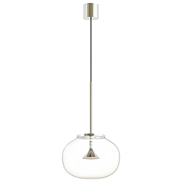 Elegant Contemporary Pendant Light 3D model image 1 